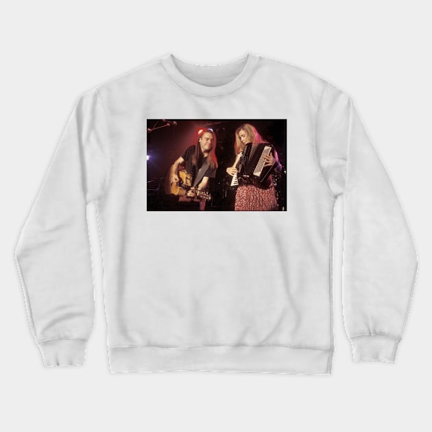 Brad Roberts and Ellen Reid Crash Test Dummies Photograph Crewneck Sweatshirt by Concert Photos